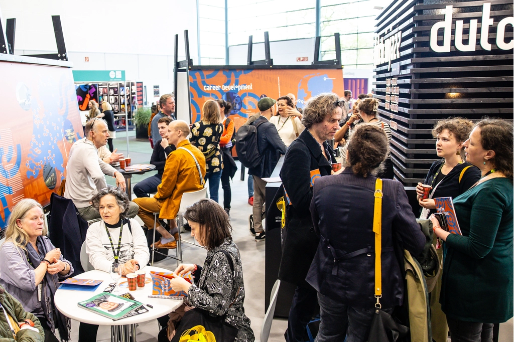 De Nederlandse beursstand bij de jazzahead! trade fair | Beeld: © Eric van Nieuwland